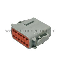 12 pin female waterproof connectors DTM automotive wire connector DTM06-12S ATM06-12S