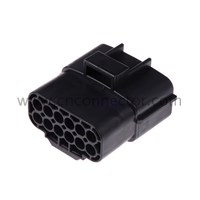 12 way male plug electrical waterproof auto connector with terminals and seals 368537-1 174663-2