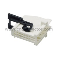 1379100-2 white 18 pin female plastic connector, electrical automotive housing connector