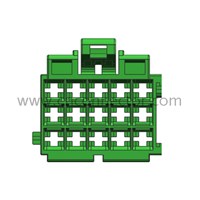 15 pin green auto car connectors 1-967623-2