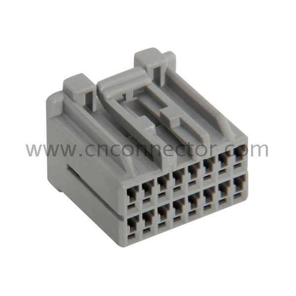 16 pin female grey auto connector terminals for 179054-6