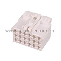 18 pin white female wiring auto connectors 2-967624-1