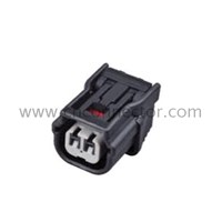 2 pin black female waterproof car electrical connector 6189-7036
