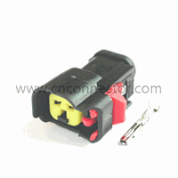2 pins wire harness auto waterproof connector