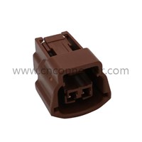2 pole brown female sealed automotive ECT connector 6189-0772