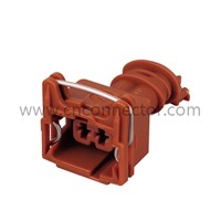 2 way brown female housing plug auto connector 282682-1