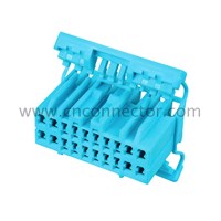 20 pin female blue electrical car connectors