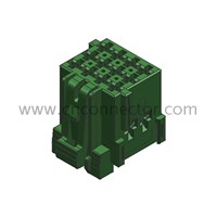 12 pin green female auto connectors 1-967622-1