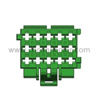 15 pin green auto car connectors 1-967623-2