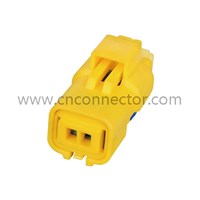 (211PC022S4049) PBT yellow color 2 pin waterproof auto female electricl connector