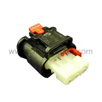 3 pin female tyco 1488991-6 waterproof electrical cable connector