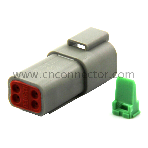 4 Pin Gray Male Dt Waterproof Electrical Auto Connector Dt04-4P