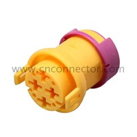 4 way female yellow OEM automobile wire connectors