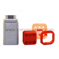 6 way female DT series waterproof connector DT06-6S AT06-6S