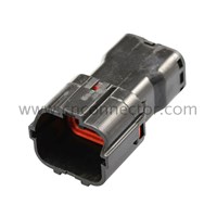 6 way male waterproof gray plastic shell auto wire Connector MG640337