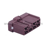 6098-0214 female brown 7 pin automotive wire connectors