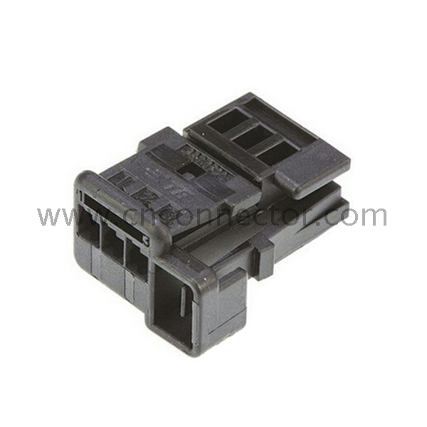 953697-1 3 pin PBT female black plastic waterproof sealed automotive connector
