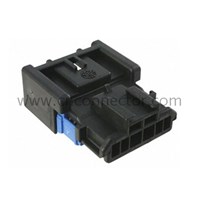 (98825-1061) black 6 pin male automotive plastic electrical cable housing connector