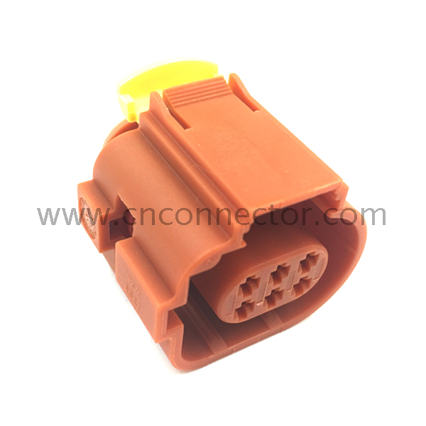 Equivalent 6 way brown female Auto housing Throttle Position Sensor Connector 284716-3 284716-2