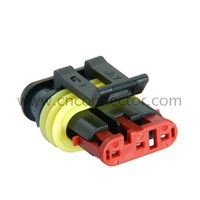 Female 3 way Super Seal Automotive Connector for Vehicle Wiring Harness 282087-1