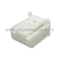 PBT white 16 pins female housing 1318386-1 automotive parts connector