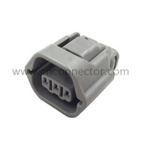 3 pin female grey waterproof automotive wire connectors 7283-8732-40