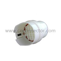 16 pin white waterproof auto connectors