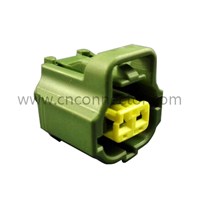 178392-4 2 way injection green connector sealed plug housing