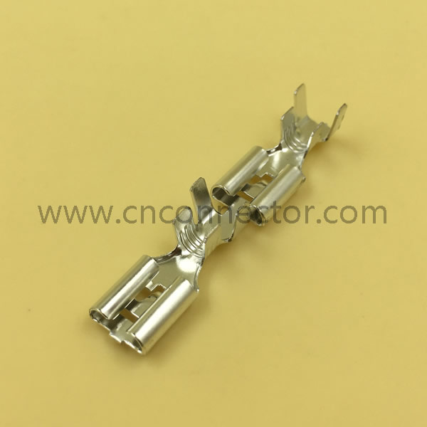 Brass male female unsealed electrical connector terminals for car