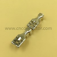 Brass male female unsealed electrical connector terminals for car